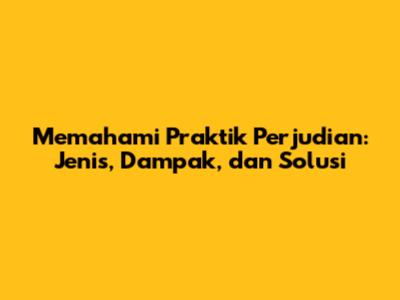 Memahami Praktik Perjudian: Jenis, Dampak, dan Solusi
