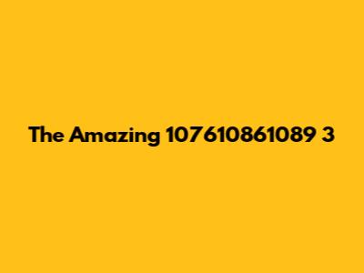 The Amazing 107610861089 3