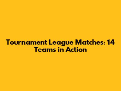 Tournament League Matches: 14 Teams in Action