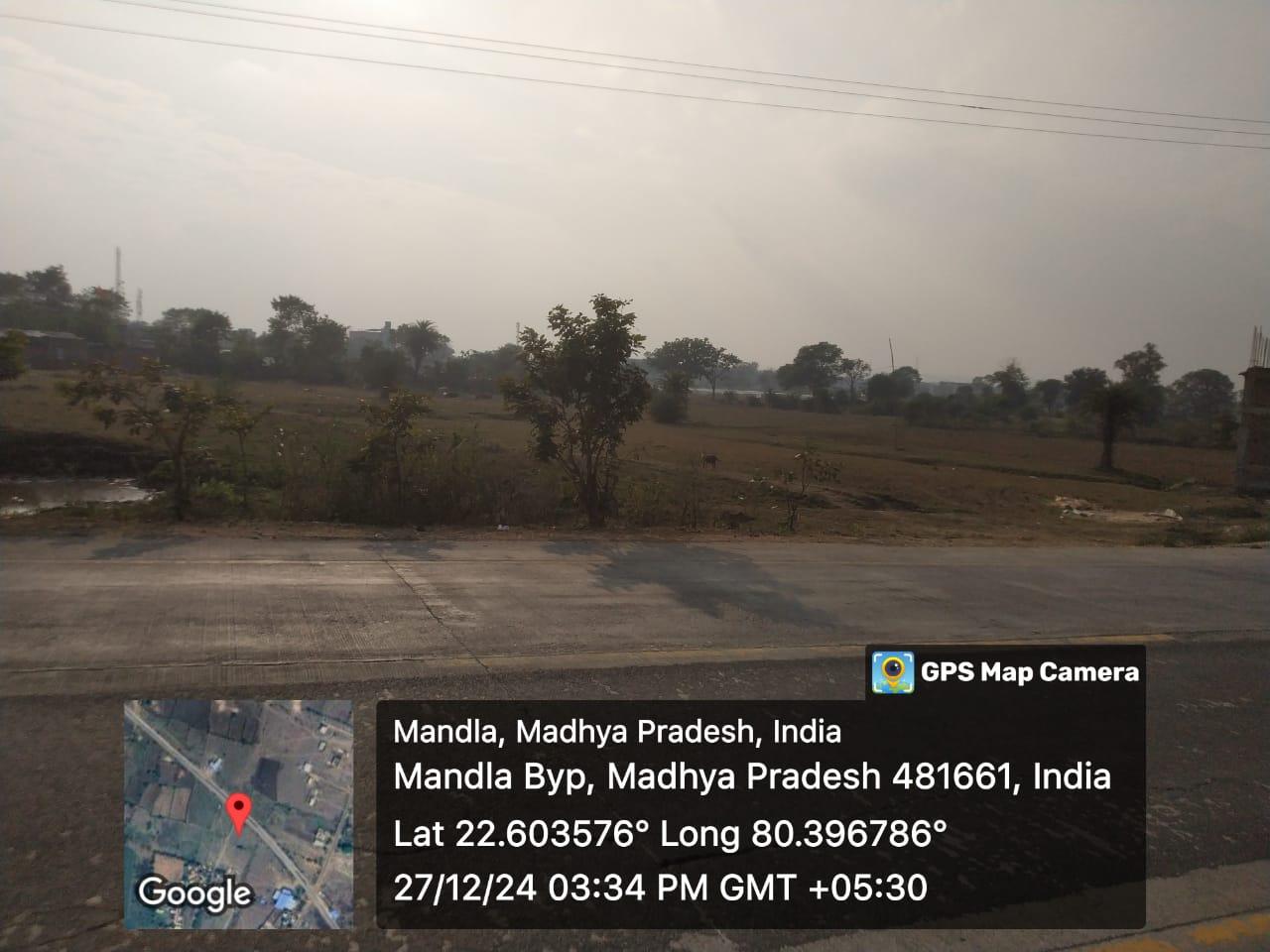 4 Acre Land for Sale on Highway Road, Badi Kheri, Mandla – ₹1.25 Crore per Acre