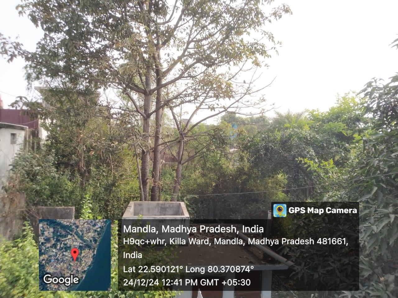 12,500 sqft Plot for Sale in Kila Ward, Raj Rajeshwari Ward, Mandla – ₹70 Lakh