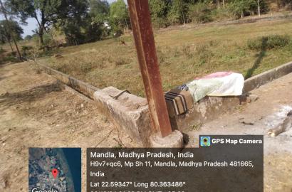 12 Plots for Sale in Mangleshwar Dham, Maharajpur, Mandla – ₹850/sqft