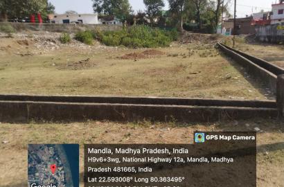 4 Plots for Sale in Mangleshwar Dham, Maharajpur, Mandla – ₹850/sqft