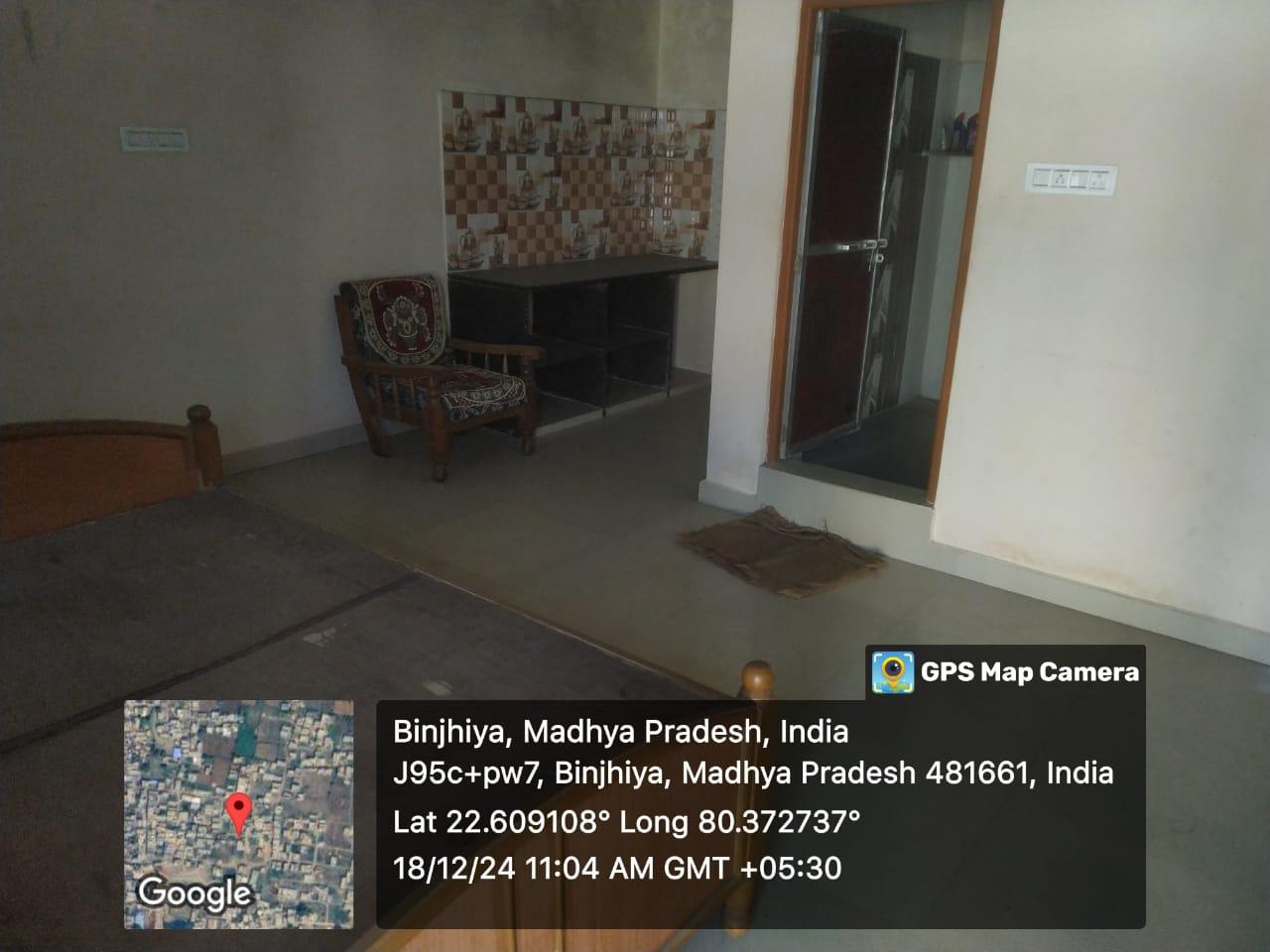 Single Room for Rent in Binjia Colony, Mandla – ₹3500/month