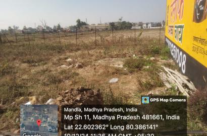 Residential Plot for Sale Near Sardar Patel College, Mandla – ₹1200/sqft