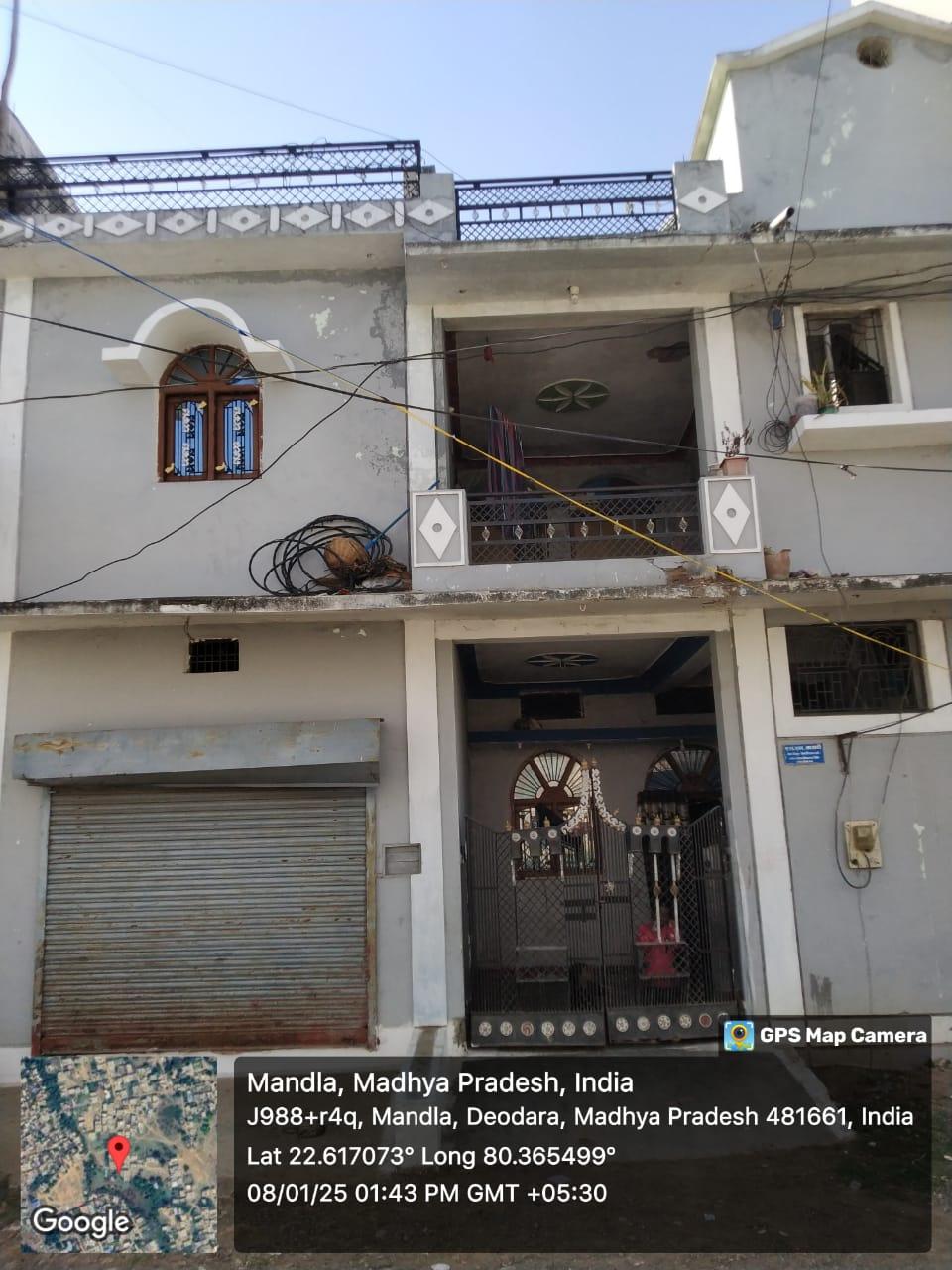 1500 Sqft House for Sale in Narmada Nagar, Binjhiya, Mandla – Prime Location at ₹50 Lakh!