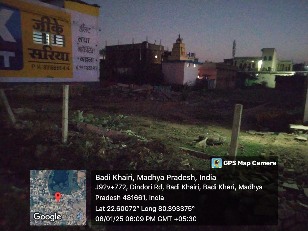 10500 Sqft Land for Sale in Kheri, Mandla – Prime Location Near Diwsha Hotel at ₹2000 per Sqft!