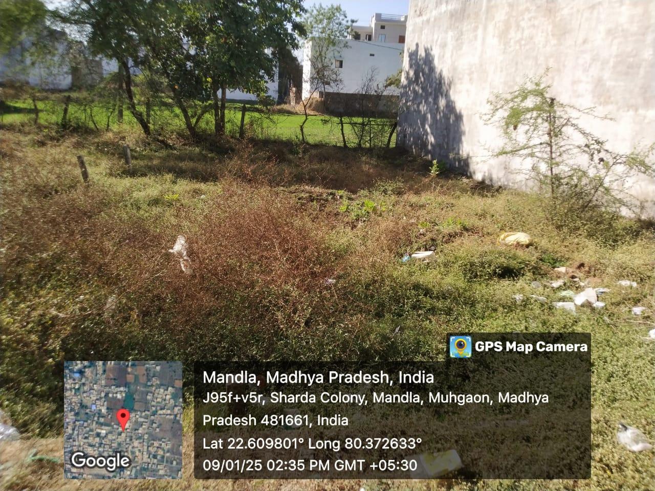 Land for Sale in Sharda Colony, Mandla – Affordable Rate of ₹1250 per Sqft!