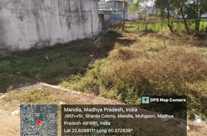 1375 Sqft Land for Sale in Sharda Colony, Mandla – Prime Location at ₹1350 per Sqft!