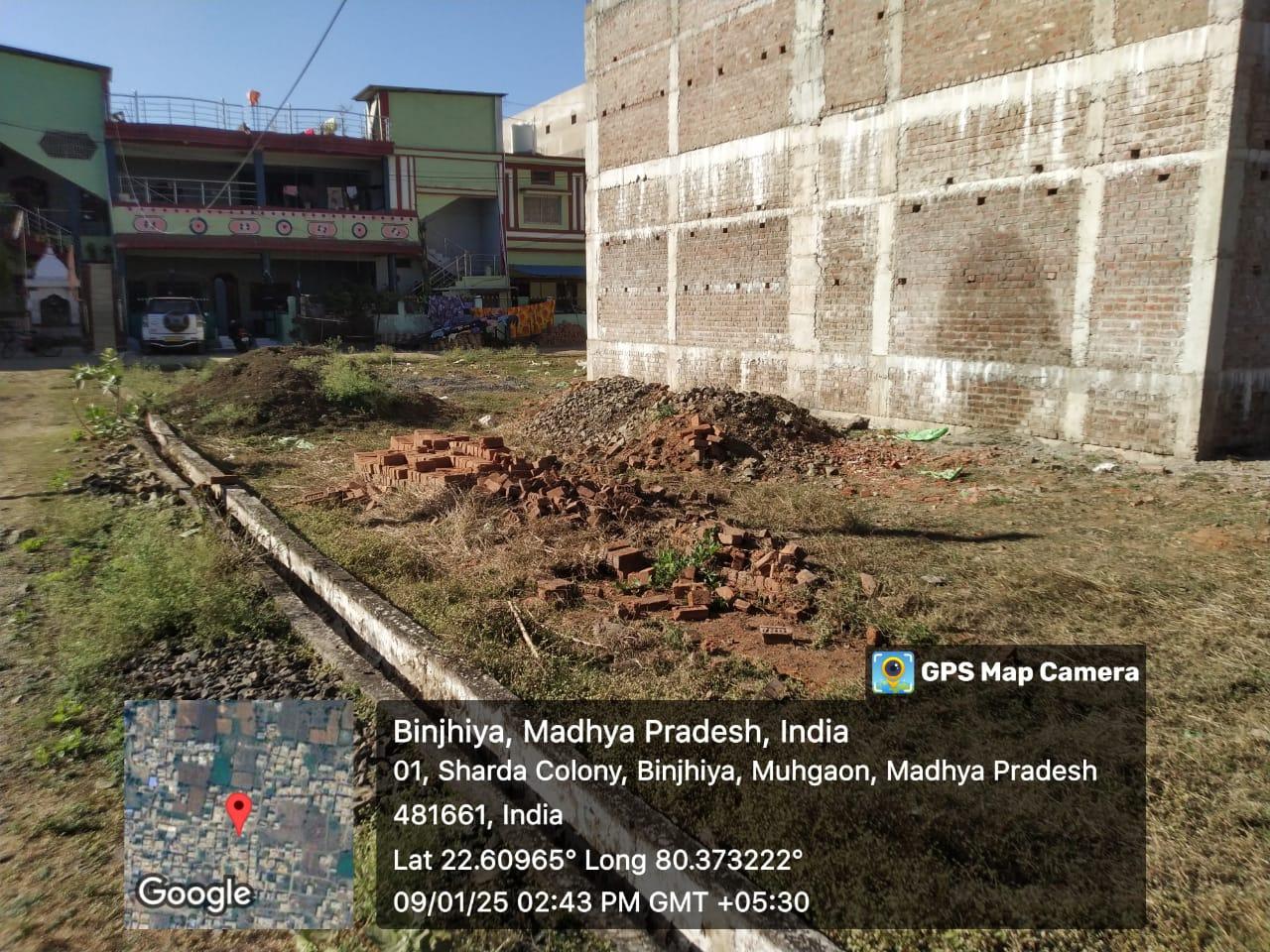 1800 Sqft Land for Sale in Sharda Colony, Mandla – Prime Location at ₹1460 per Sqft!